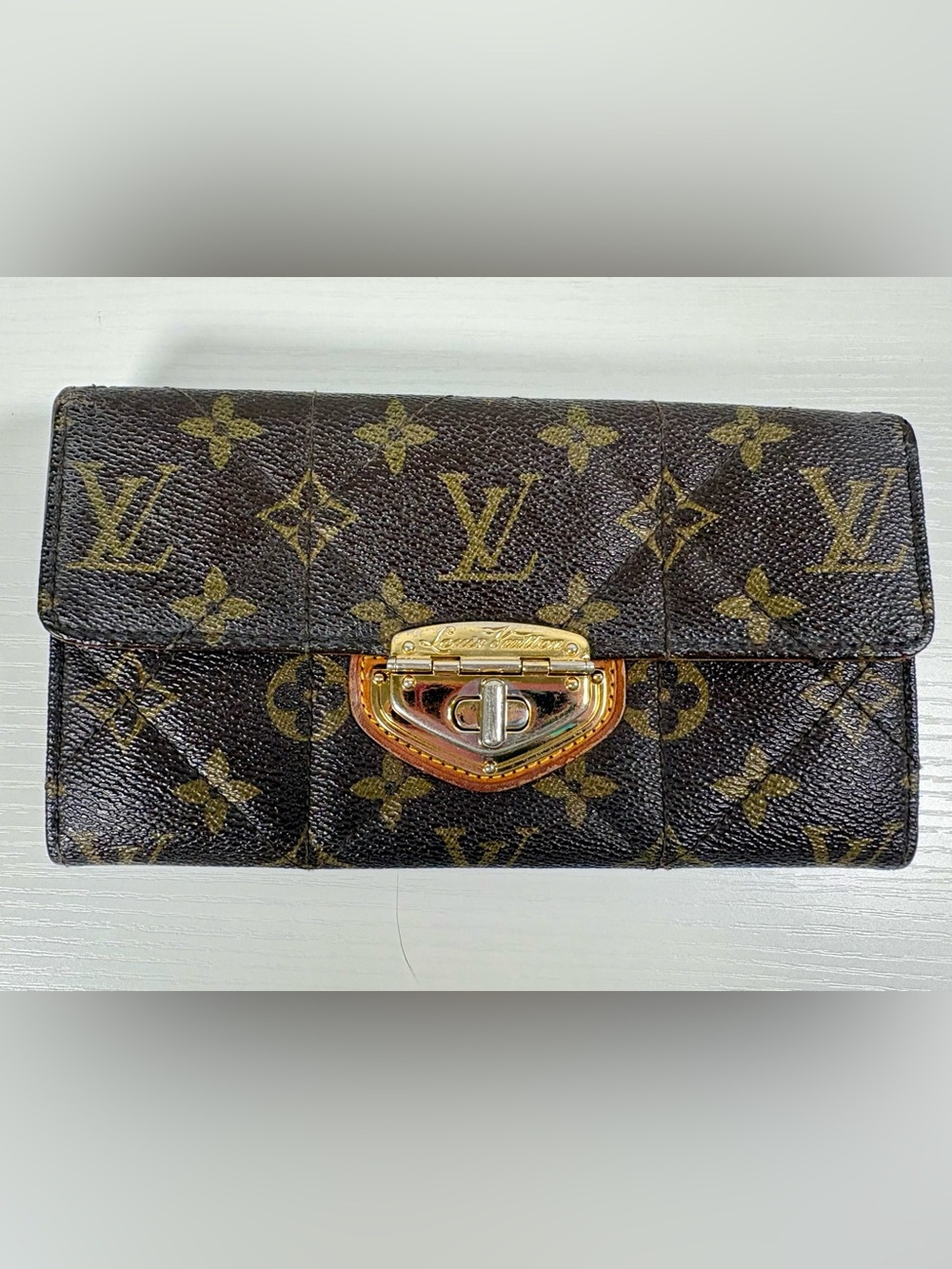 Louis Vuitton Monogram Portefeuille Sarah Etoile Wallet 114 MI1028